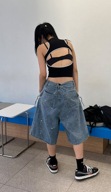 SHEER BACK HOLE TOP